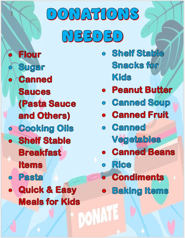 Food Pantry Needs